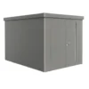Abri de jardin double porte Neo 4B Biohort® coloris gris quartz métallique - 236 x 348 x 222 cm