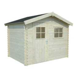 Abri de jardin naturel White Wood Rimini - 4.3 m² / 19 mm