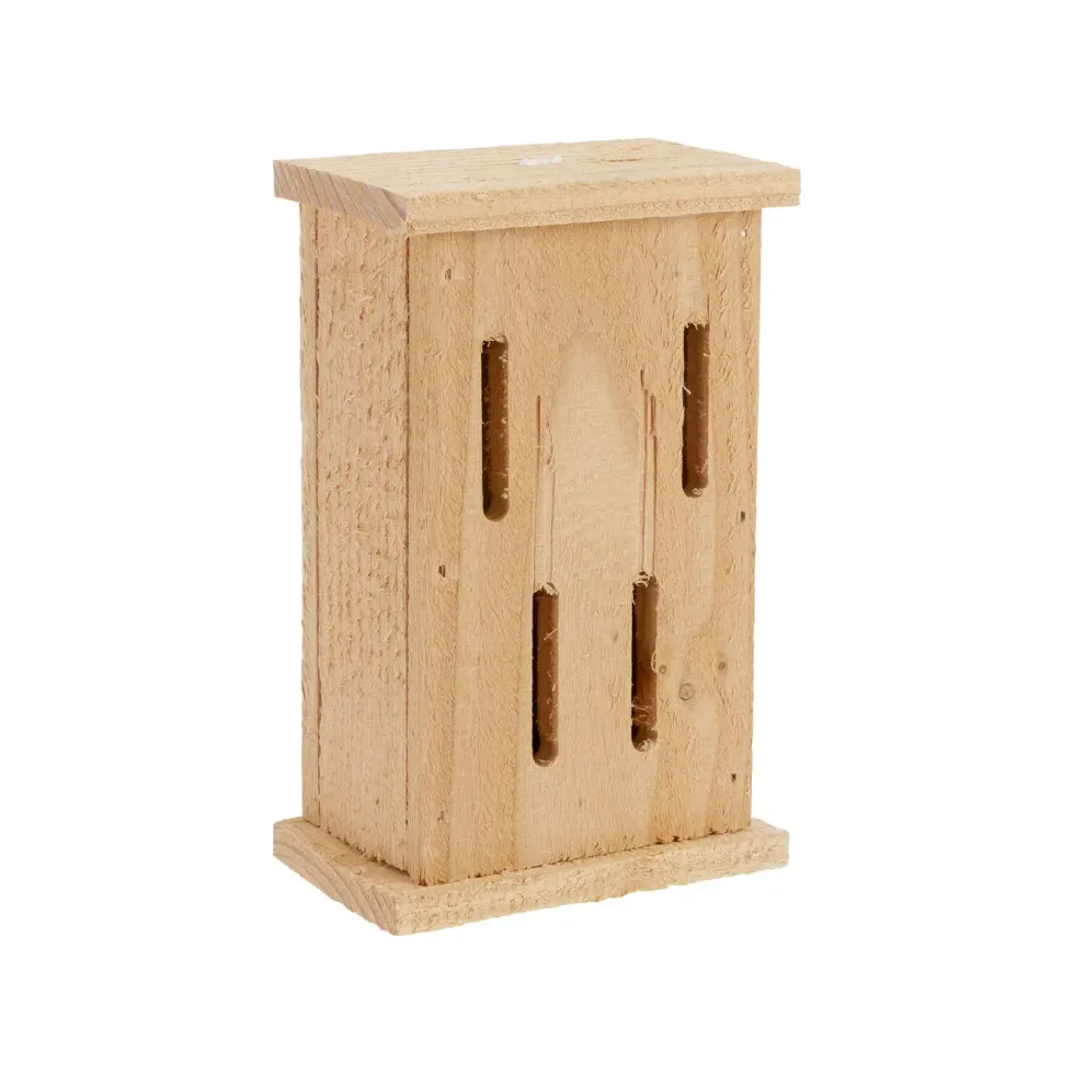 Abri à papillon en bois Douglas - 11 x 7,5 x 18,5 cm