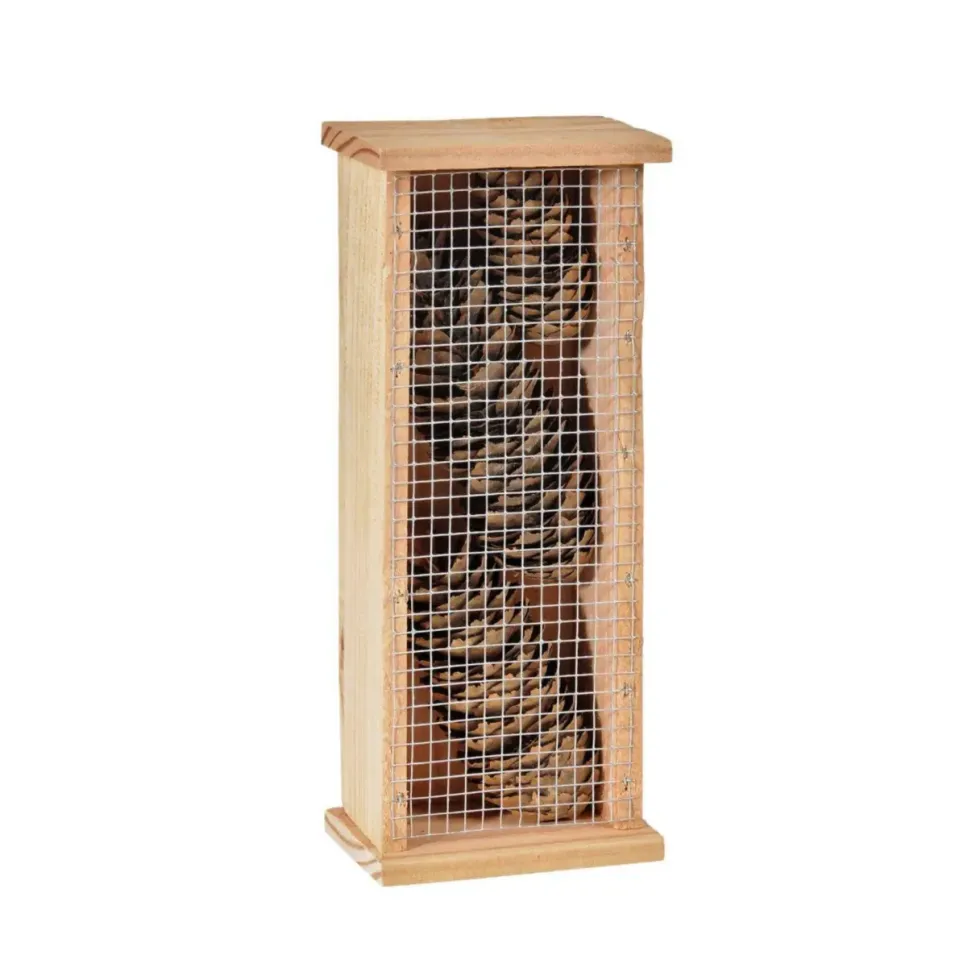 Abri pour chrysopes en bois coloris naturel
