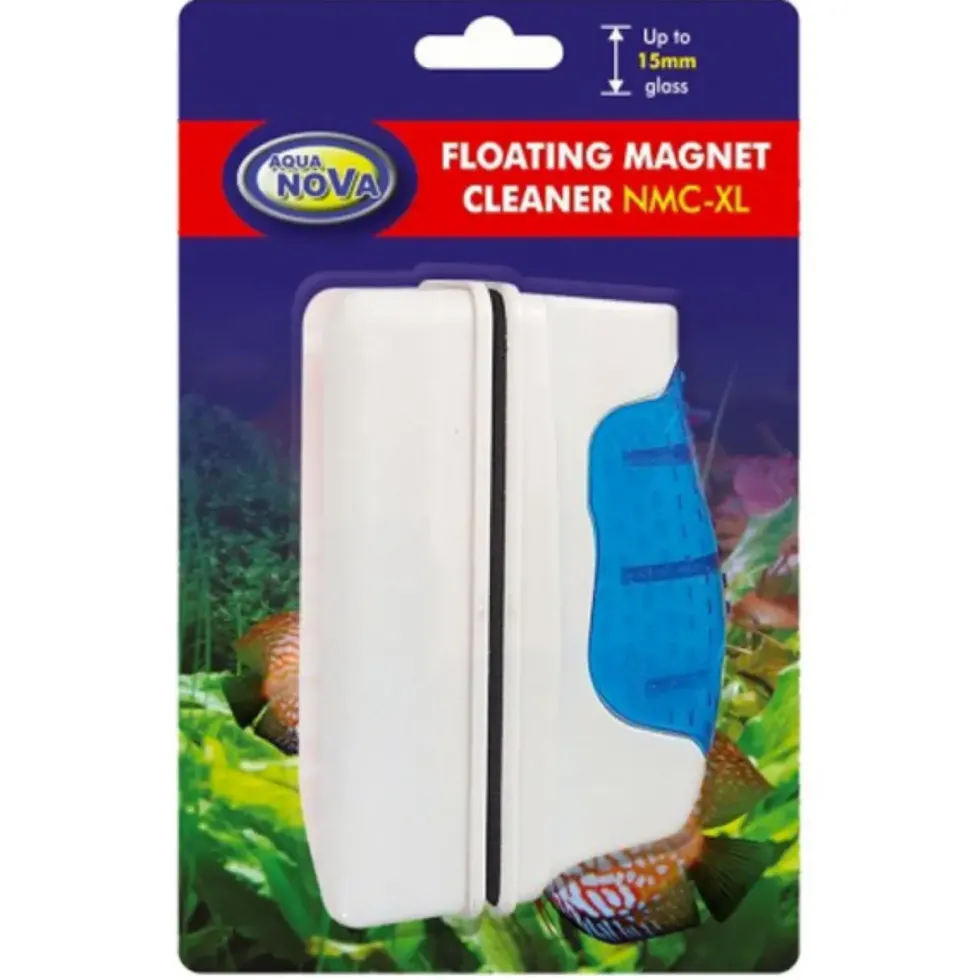 Aimant nettoyeur flottant XL, spécial aquarium - AQUA NOVA