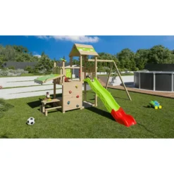 Aire de jeux Aléo by Trigano en bois Snack Xpression - H 2,20 m