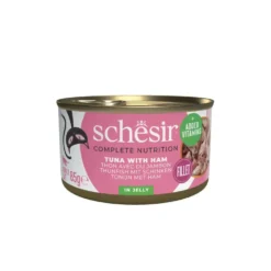 Alimentation humide pour chat thon jambon gelée Schesir - 85 g