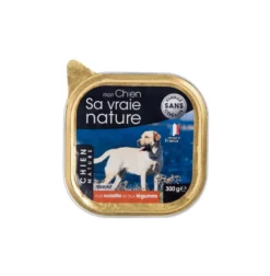 Aliment humide complet pour le chien senior à la volaille et aux légumes Sa vraie nature - 300 g