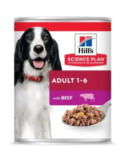 Aliment humide pour chien en boîte Hill’s Science Plan Canine Adult bœuf - 370 g