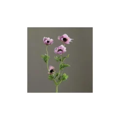 Anémone lavande artificielle H64 cm