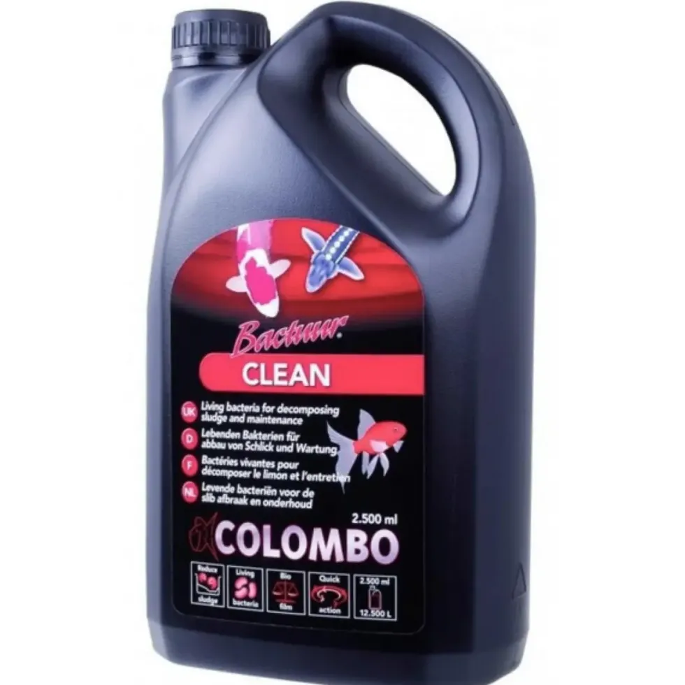 Anti-vase pour bassin, formule nettoyante, COLOMBO BASSIN Bactuur CLEAN - 2.5L