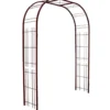 Arche Premium décor treillage en fer vieilli