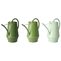 Arrosoir d’intérieur vert en fer galvanisé - 24,7 x 10,6 x 18,6 cm