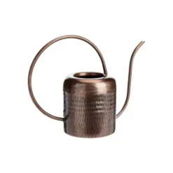 Arrosoir en métal bronze antique martelé - 35 x 15 x 27 cm