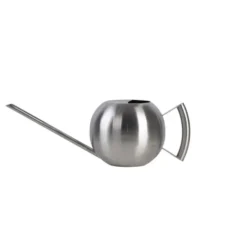 Arrosoir rond en acier inoxydable - 30,8 x 13,9 x 13,5 cm