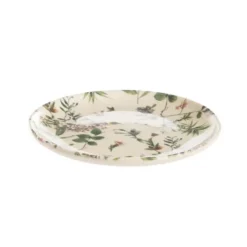 Assiette à dessert Champetre coloris multicolore en faience - Ø 19 cm