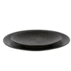 Assiette plate Vesuvio noire Ø 27 cm