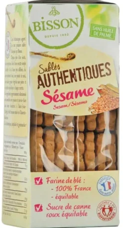 Authentiques sesame au sésame toasté 175 g BISSON