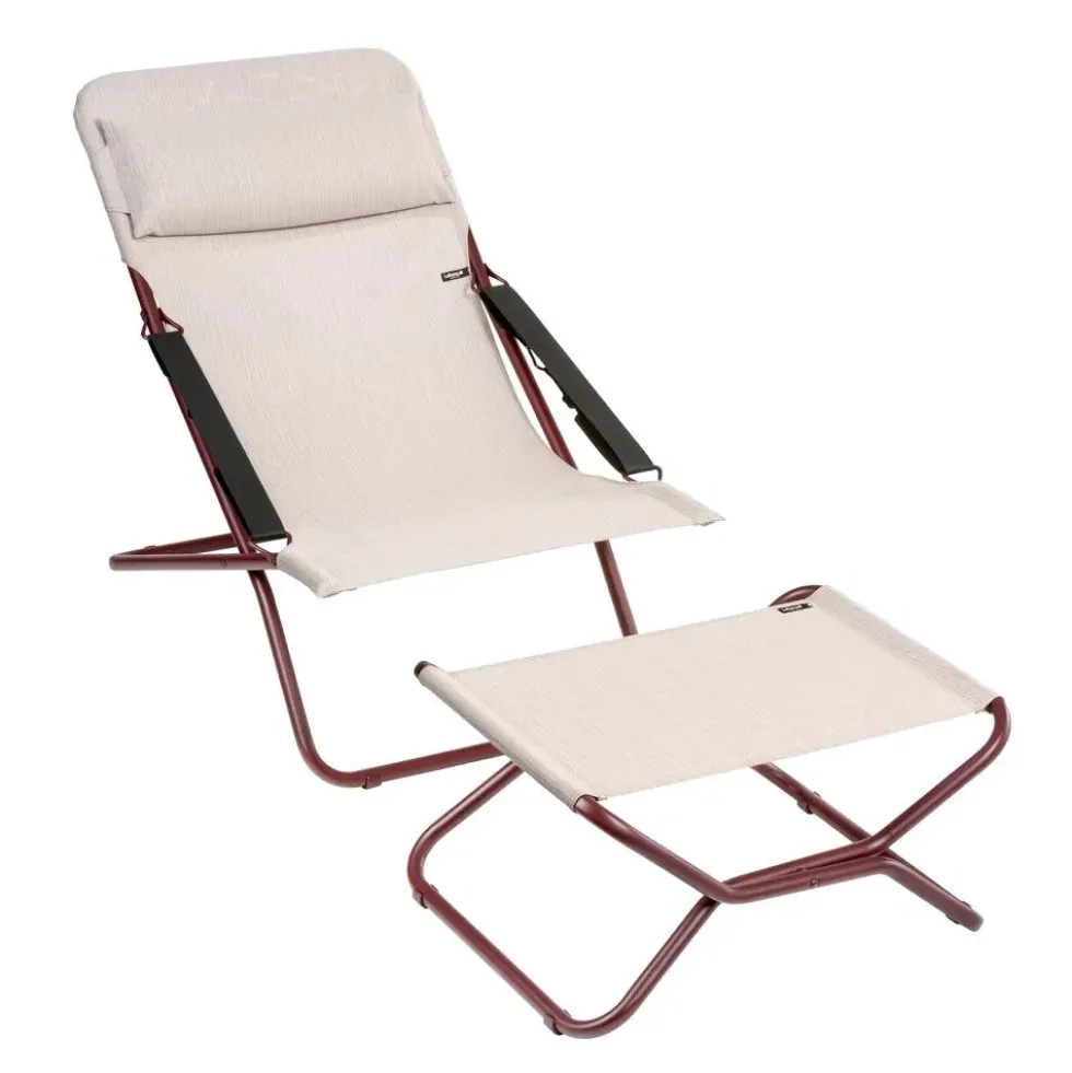 Bain de soleil Transabed Batyline duo Lafuma + eole Sirocco tube pink