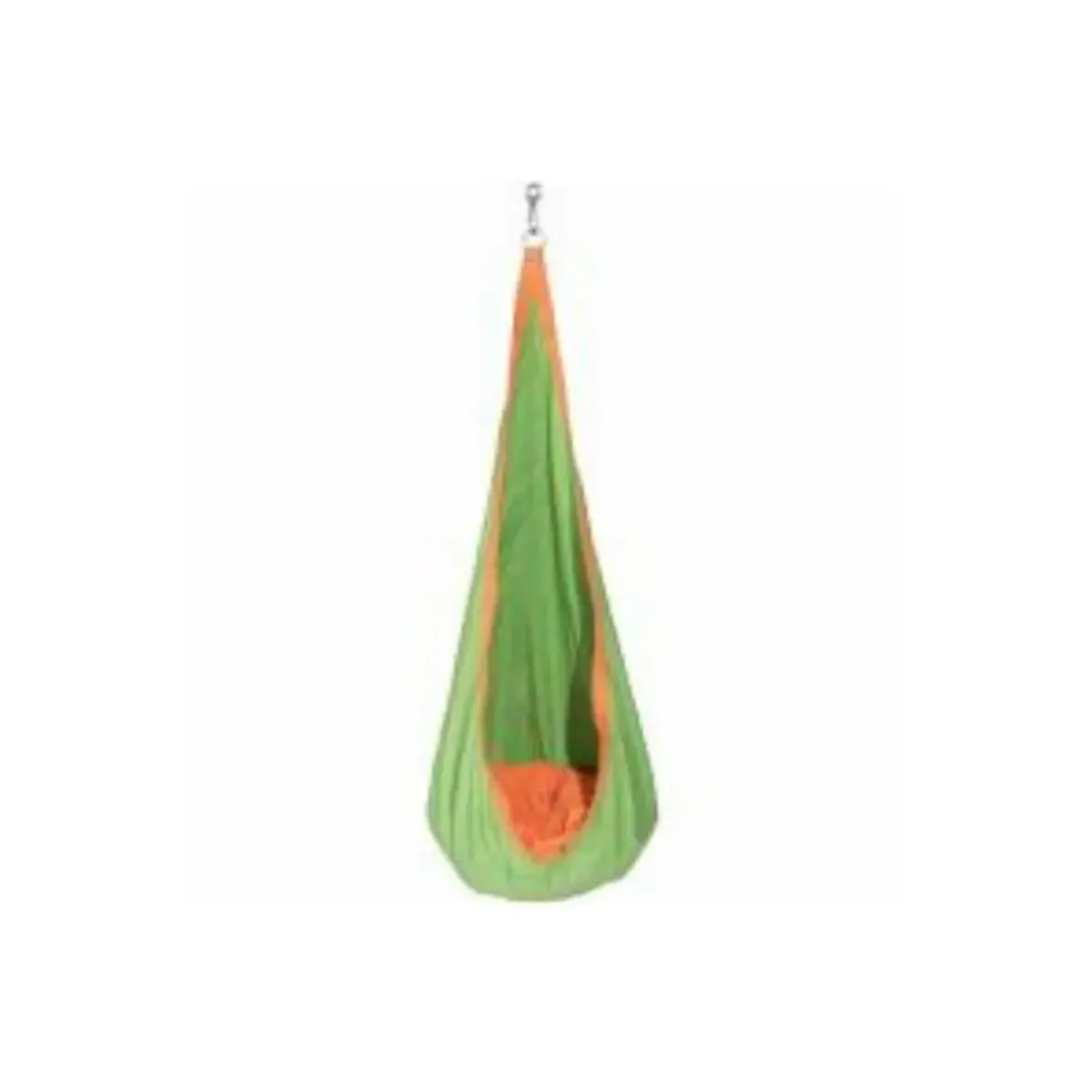 Balançoire hamac suspendue en toile Cocoon pour portique en bois