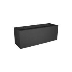 Balconnière Graphit' Up 25 L coloris gris anthracite - 59 x 13 x 22,8 cm