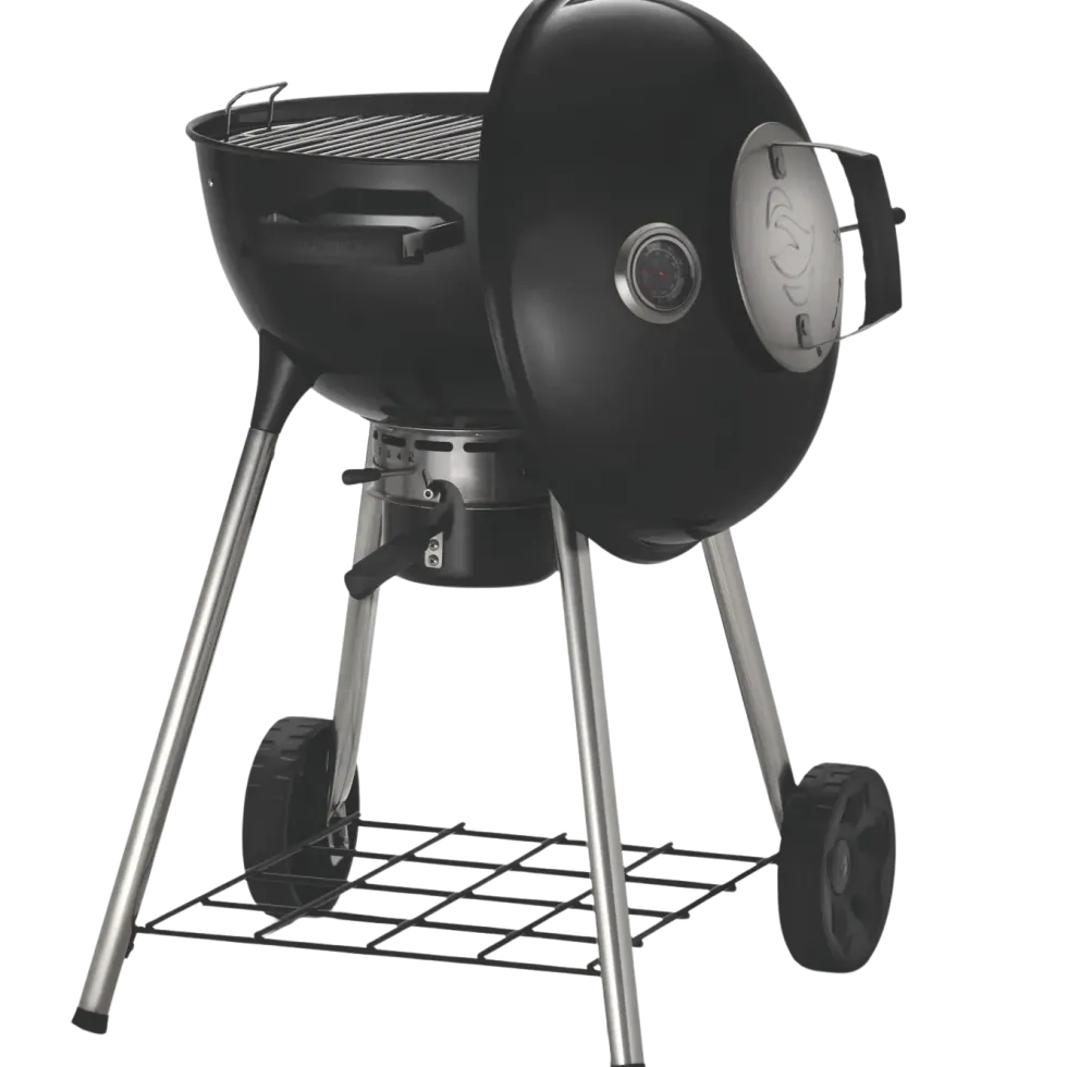 Barbecue charbon Kettle Premium coloris noir en acier Napoléon - 112 x 50 x 93 cm