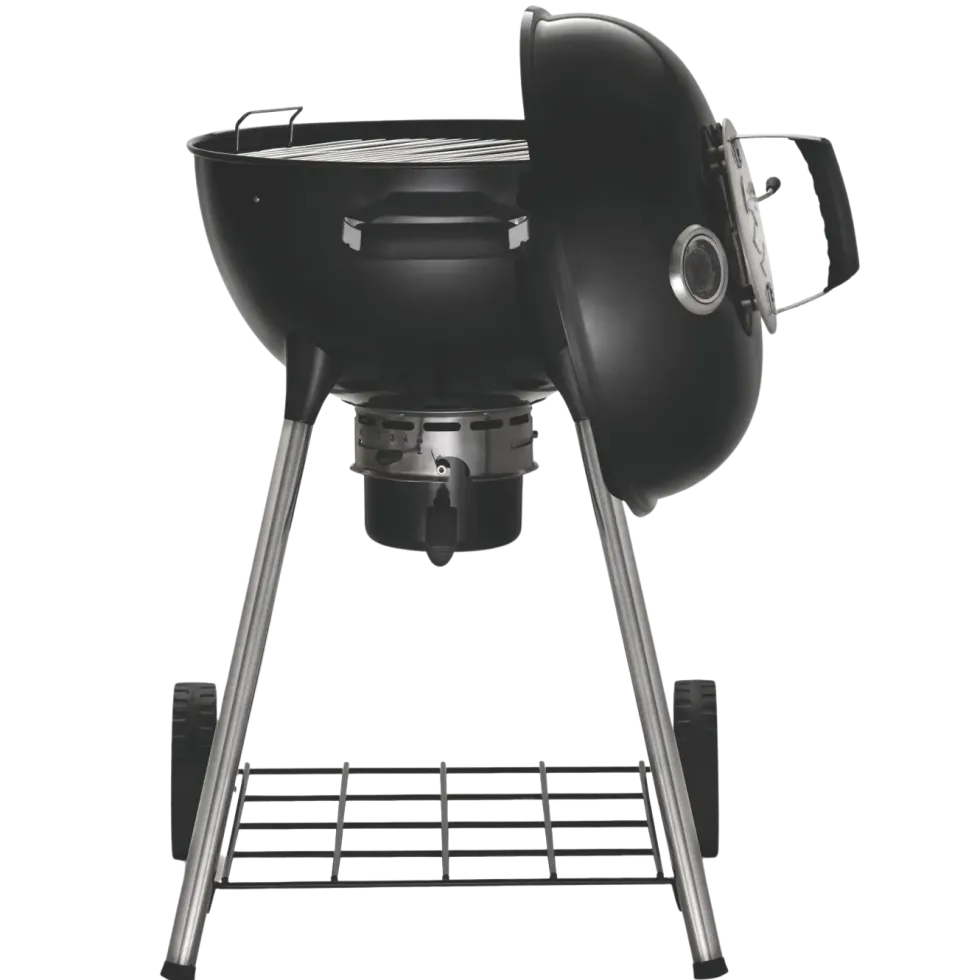 Barbecue charbon Kettle Premium coloris noir en acier Napoléon - 112 x 50 x 93 cm