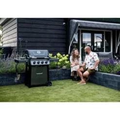Barbecue gaz 4 brûleurs coloris gris Freestyle Napoléon - 132 x 64 x 116 cm