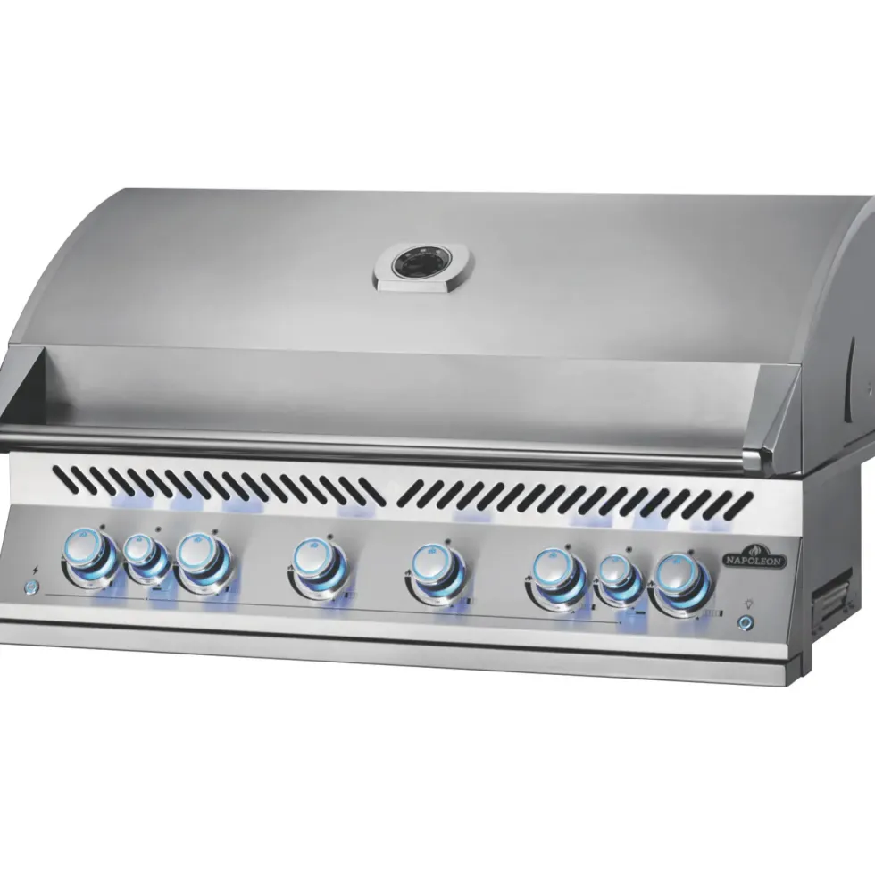 Barbecue gaz encastrable inox Napoléon Big 44 6 brûleurs - 116 x 70 x 61 cm