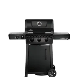 Barbecue gaz Freestyle 3 brûleurs coloris noir en inox Napoléon - 132 x 64 x 116 cm