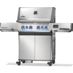 Barbecue gaz inox connecté Napoléon Prestige 500 - 166 x 66 x 129,5 cm