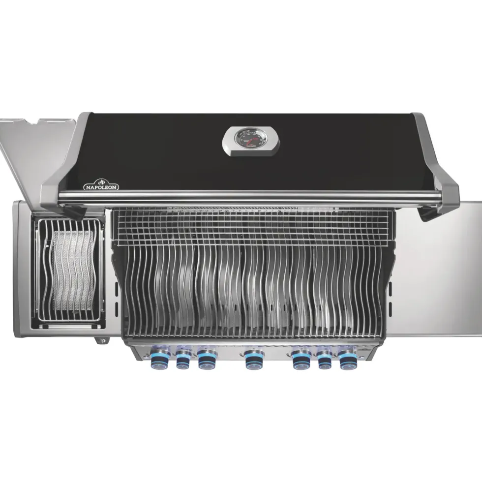 Barbecue gaz noir Napoléon Rogue Pro-S 5 brûleurs - 168 × 63,5 × 123 cm