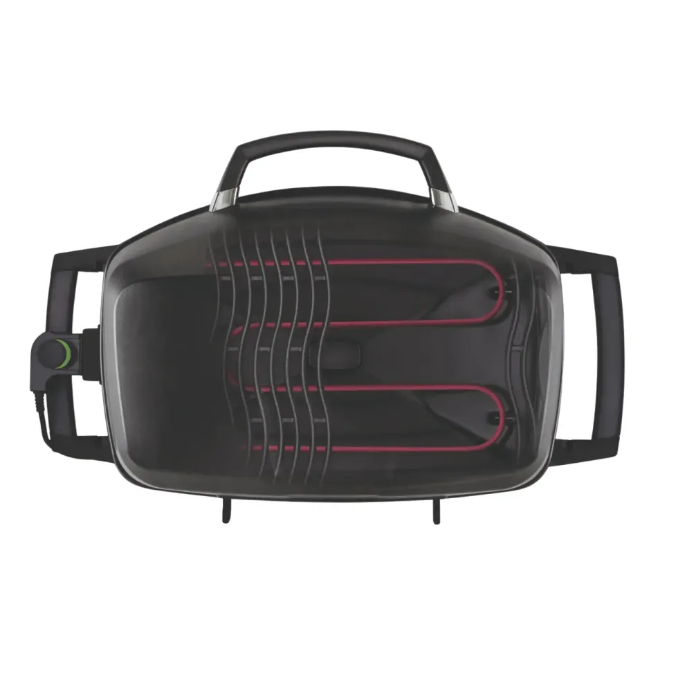 Barbecue électrique nomade Travel Q coloris noir Napoléon - 74 x 74 x 38 cm