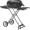 Barbecue électrique Travel Q avec chariot 2200W coloris noir Napoléon - 112 x 50 x 93 cm