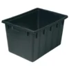 Bassin rectangulaire noir Victoria Quadro II - 79x48x30 cm