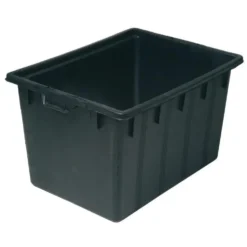 Bassin rectangulaire noir Victoria Quadro I - 71x40x30 cm