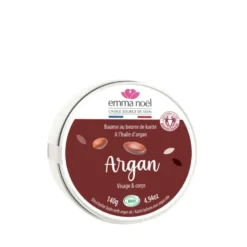 Baume au karité bio et à l’huile d’argan en boite de 150 ml