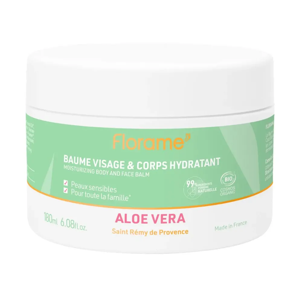 Baume corps et visage aloé vera Florame - 180 ml