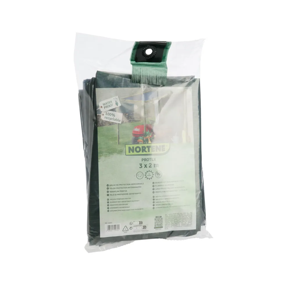 Bâche renforcée coloris vert 3x2 m