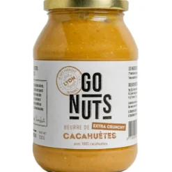 Beurre de cacahuètes extra-crunchy Go nuts - 500 g