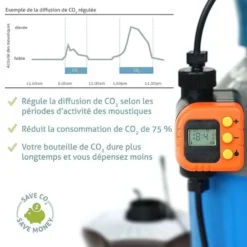 BG-CO2 Timer coloris noir Biogents