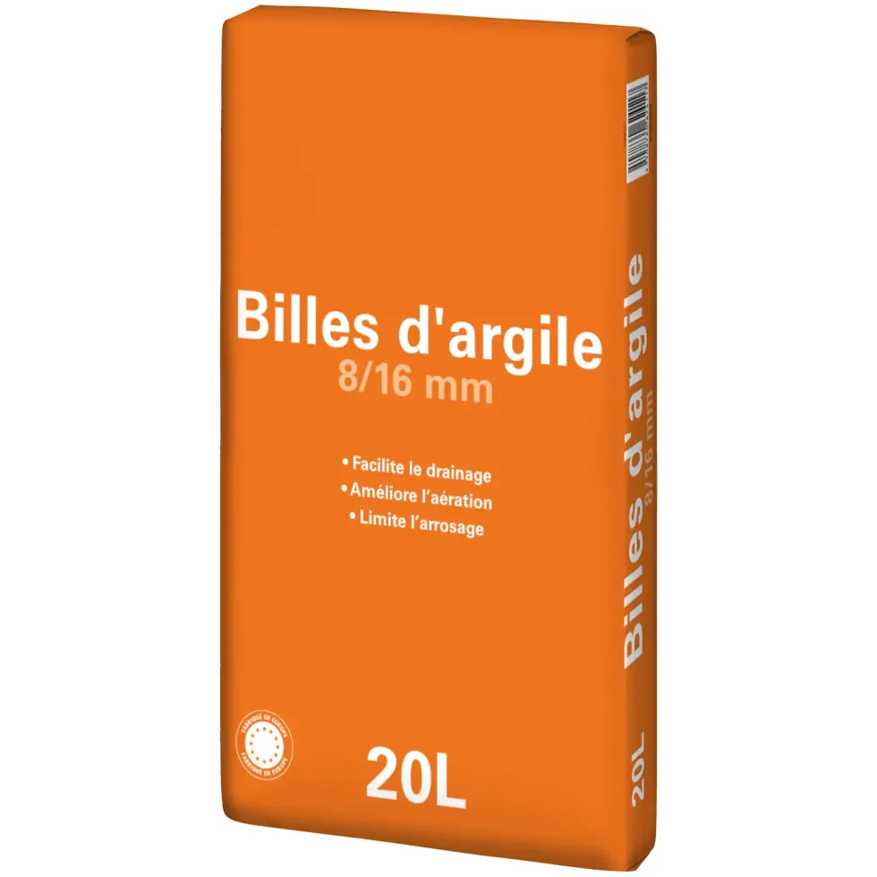 Billes d'argile 8/16 mm botanic® - 20 L