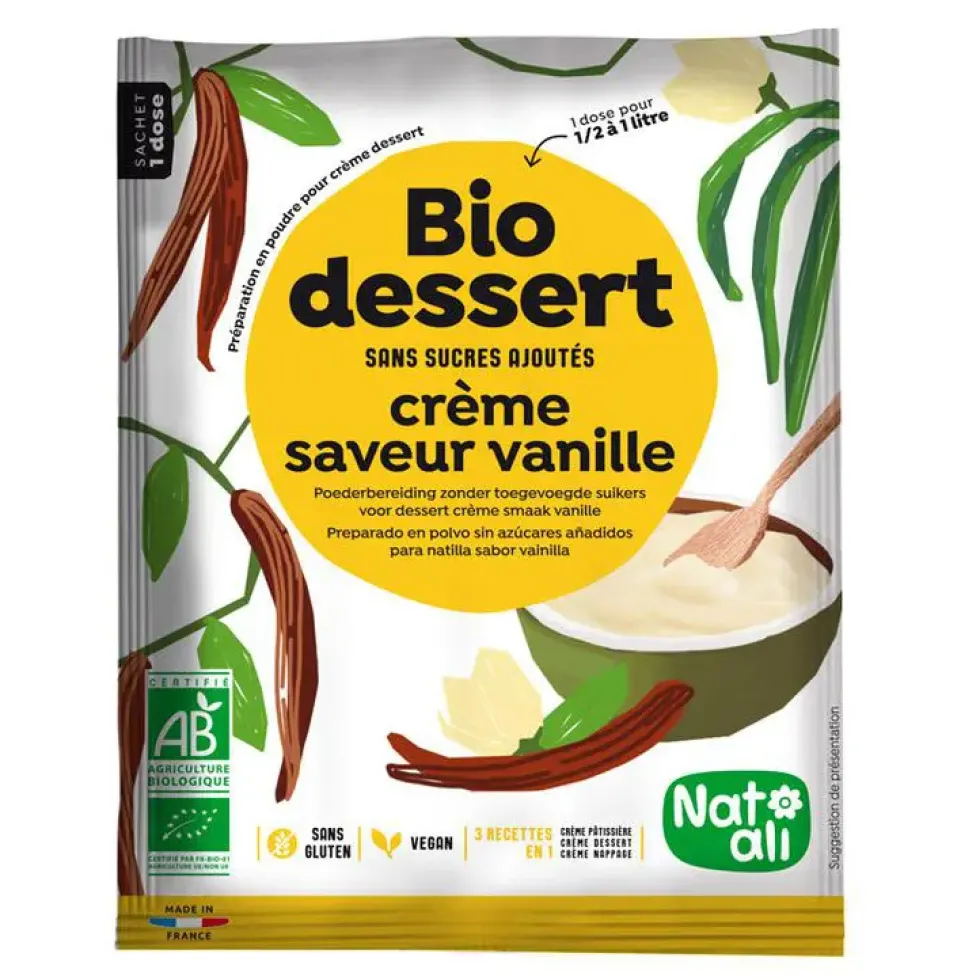 Biocrème à la vanille sachet 35g