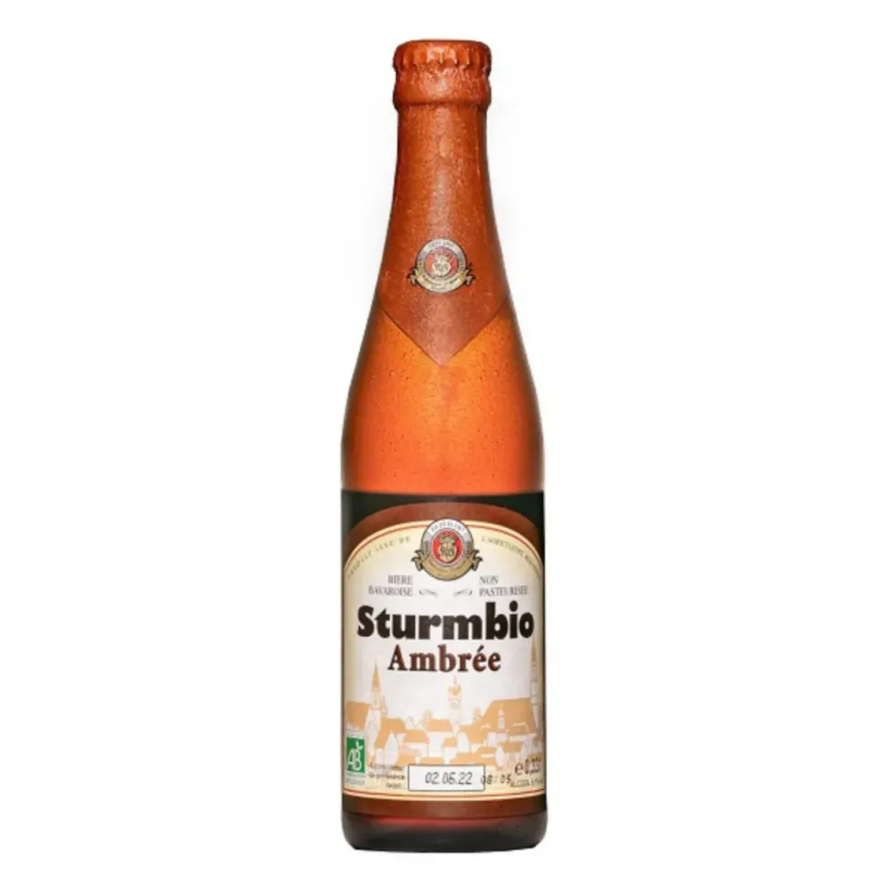 Bière bio ambrée Sturmbio – 33 cl