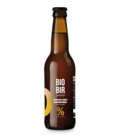 Bière sans alcool bio Biobir blonde Citron Gingembre - 330 ml