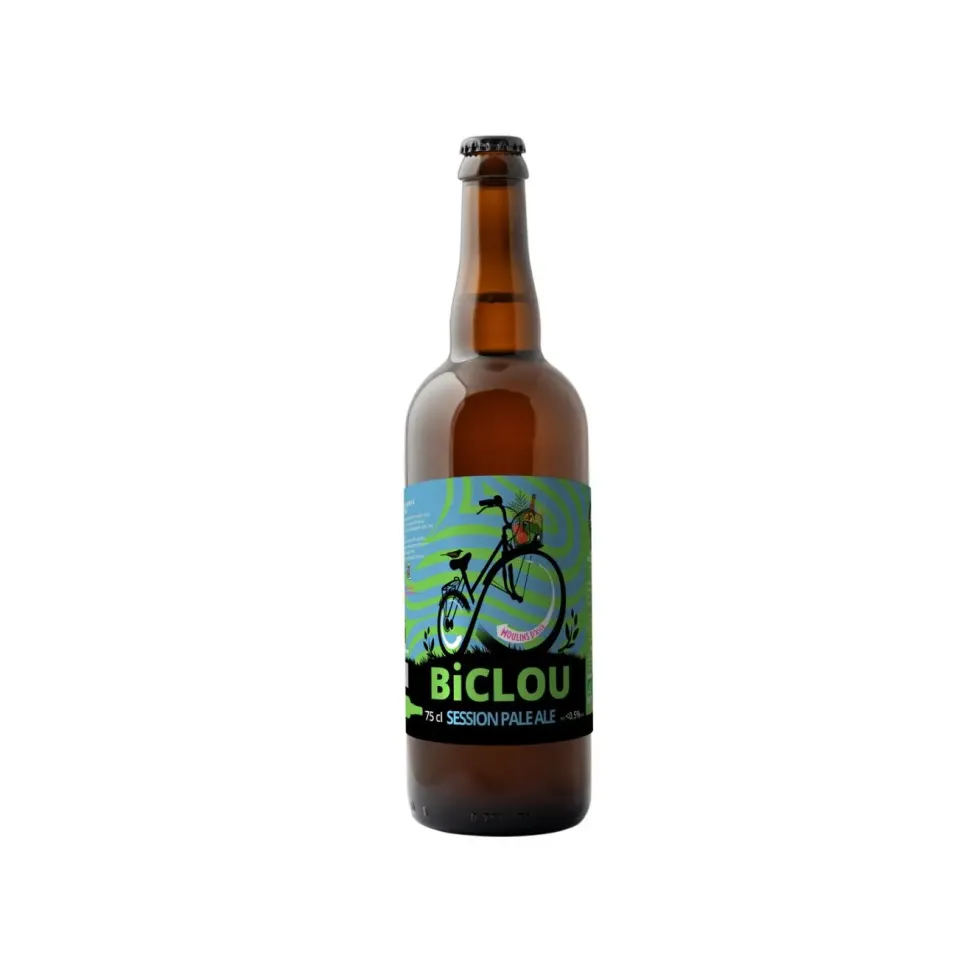 Bière Session Pale Ale bio Biclou Brasseur Savoyard - 75 cl