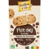 Biscuits p'tit déj avoine chocolat bio Grillon d'Or - 150 g