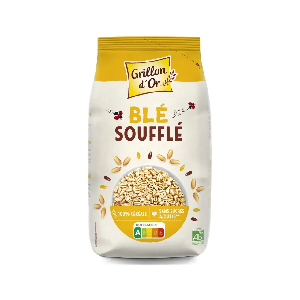 Blé soufflé bio Grillon d'Or - 200 g