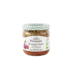 Bocal de moussaka aubergines, soja et petits légumes Mon Plat du Jour Prosain - 345 g