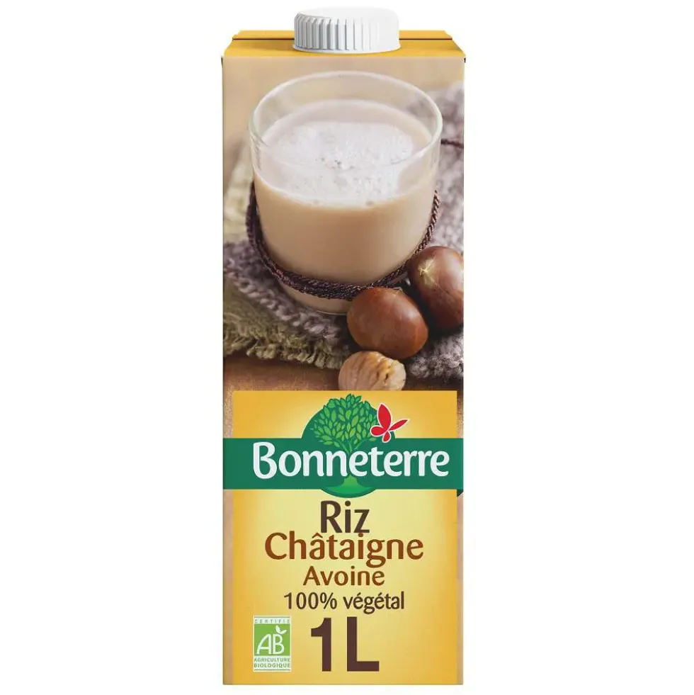 Boisson au riz à la châtaigne et avoine - 1L
