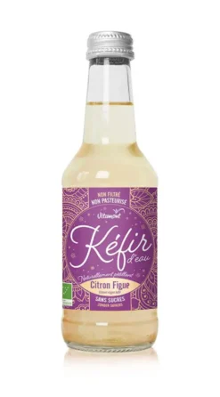 Boisson bio Kéfir citron figue Vitamont – 25 cl