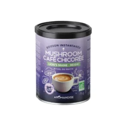 Boisson instantanée Mushroom café chicorée bio Lion’s mane Aromandise - 75 g