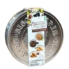 Boite de biscuits en métal assortiment goûter 2 cookies et 2 sablés Biscuiterie de Provence