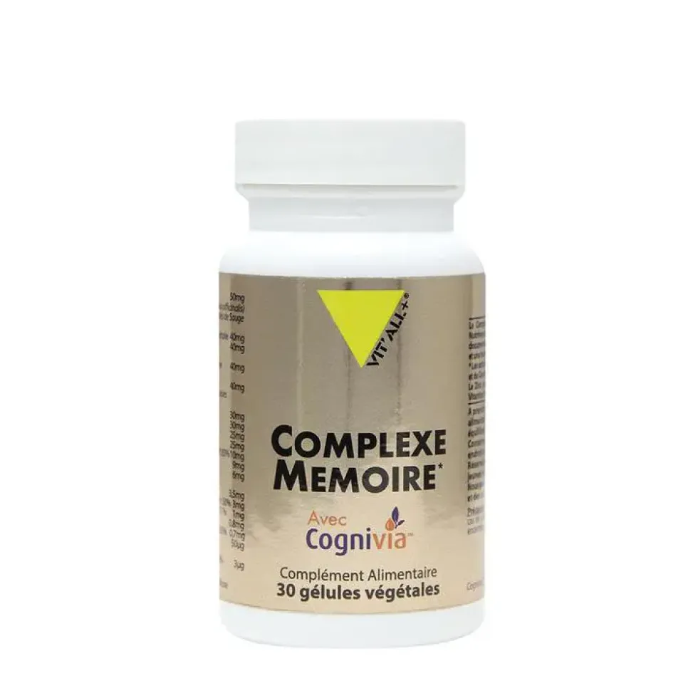Boite de gélules Vit’All+ complexe mémoire avec cognivia - 30 gélules végétales